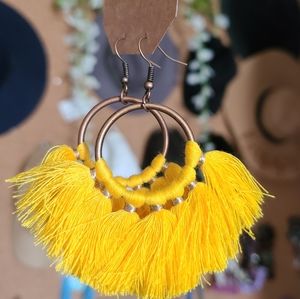 Boho tassel earrings
